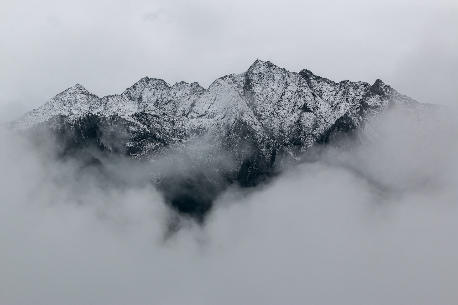 Cloudy mountain